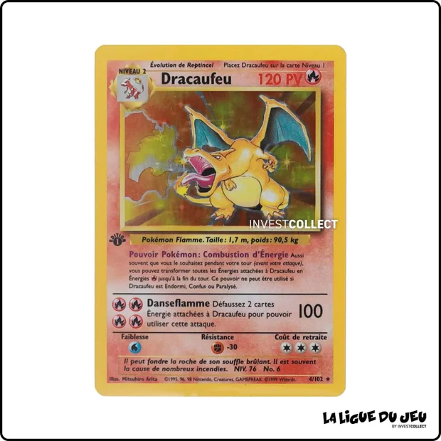 Holo - Pokemon - Set de Base - Dracaufeu 4/102