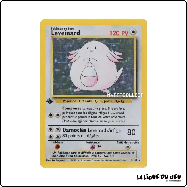 Holo - Pokemon - Set de Base - Leveinard 3/102