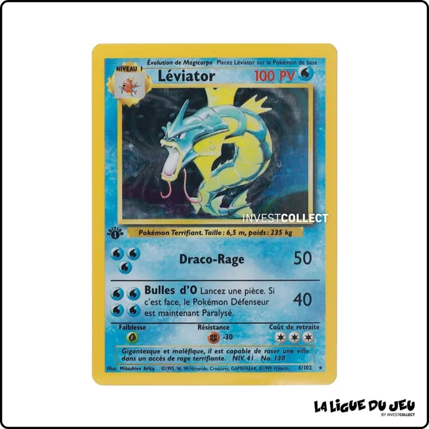 Holo - Pokemon - Set de Base - Léviator 6/102