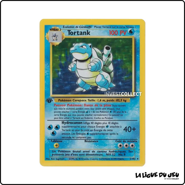 Holo - Pokemon - Set de Base - Tortank 2/102