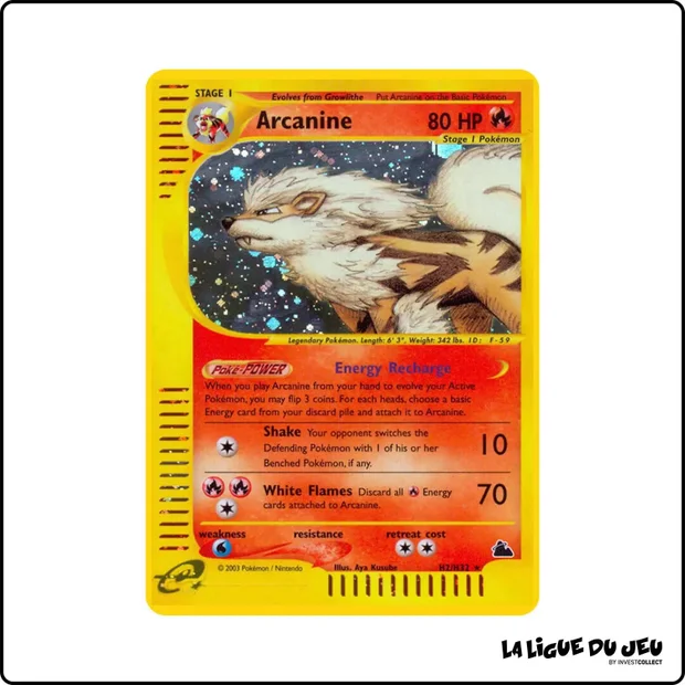 Holo - Pokemon - Skyridge - Arcanine H2/H32