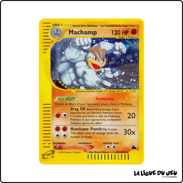 Holo - Pokemon - Skyridge - Machamp H15/H32