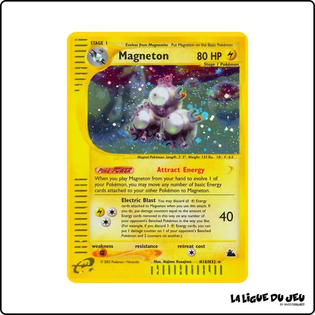 Holo - Pokemon - Skyridge - Magneton H18/H32