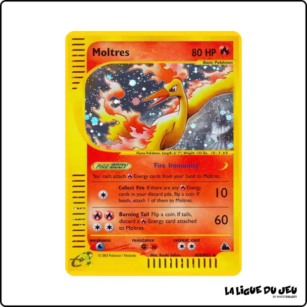 Holo - Pokemon - Skyridge - Moltres H20/H32