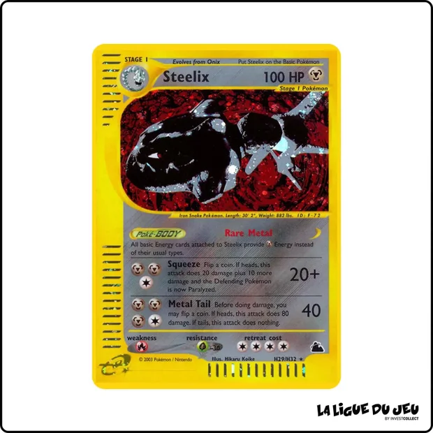 Holo - Pokemon - Skyridge - Steelix H29/H32