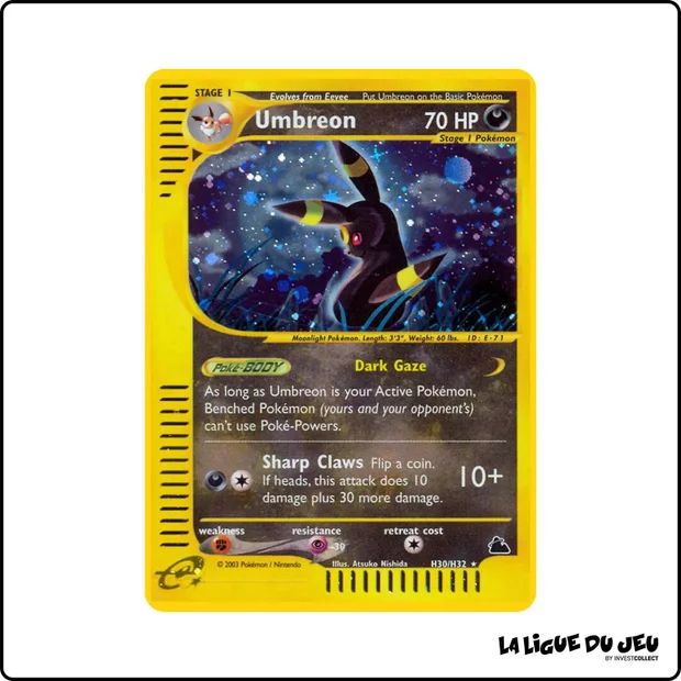 Holo - Pokemon - Skyridge - Umbreon H30/H32