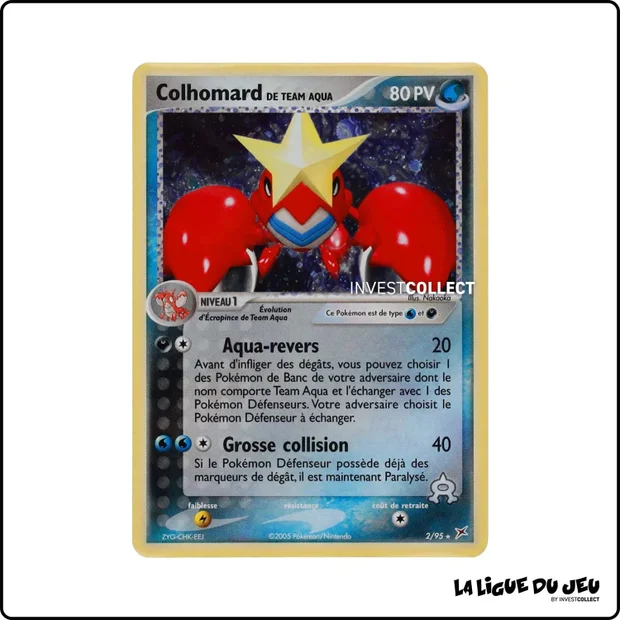 Holo - Pokemon - Team Magma Team Aqua - Colhomard de Team Aqua 2/95