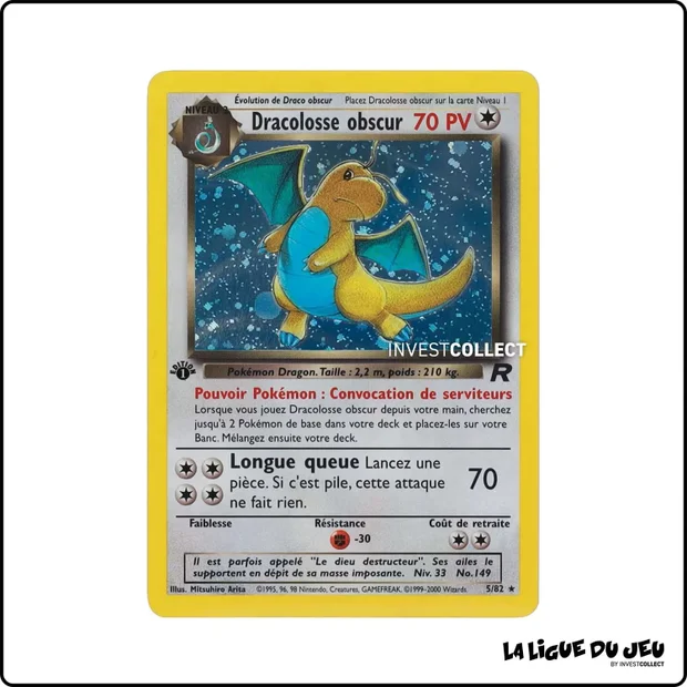 Holo - Pokemon - Team Rocket - Dracolosse obscur 5/82