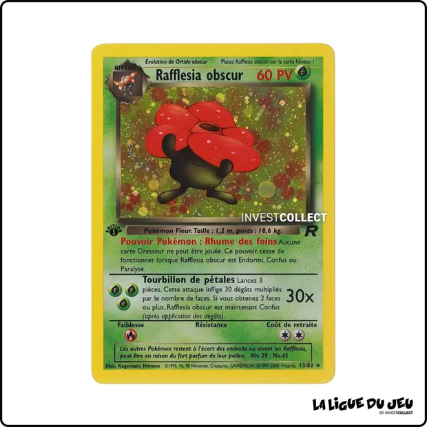 Holo - Pokemon - Team Rocket - Rafflesia obscur 13/82