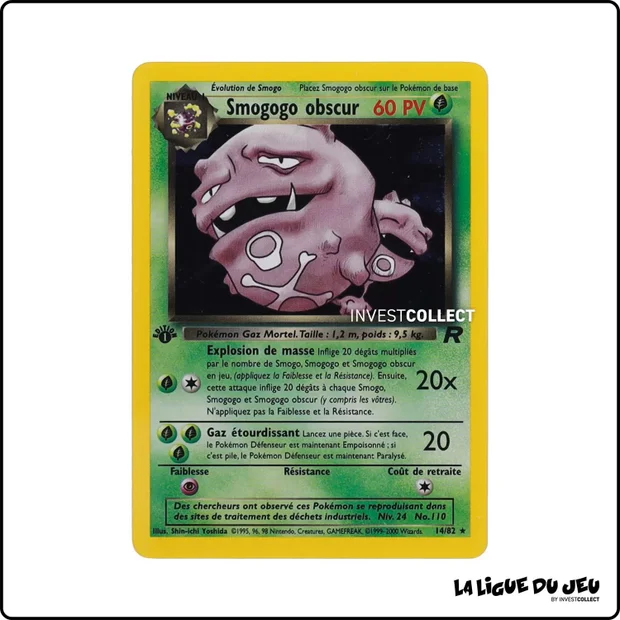 Holo - Pokemon - Team Rocket - Smogogo obscur 14/82