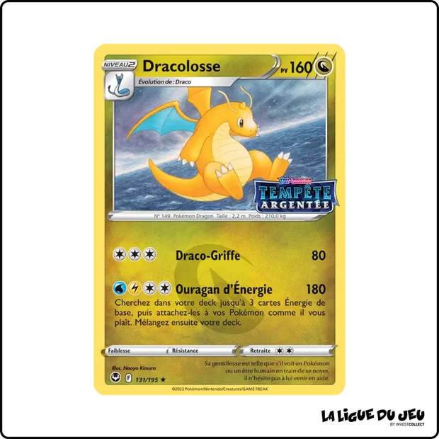 Holo - Pokemon - Tempête Argentée - Dracolosse 131/195