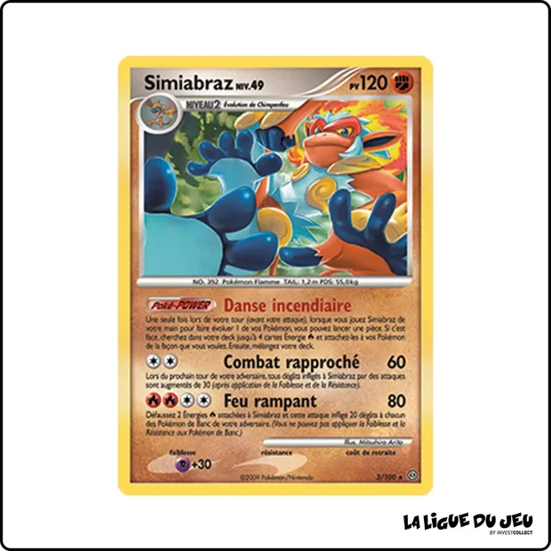 Holo - Pokemon - Tempête - Simiabraz 3/100