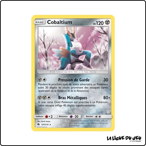 Holo - Pokemon - Tonnerre Perdu - Cobaltium 129/214