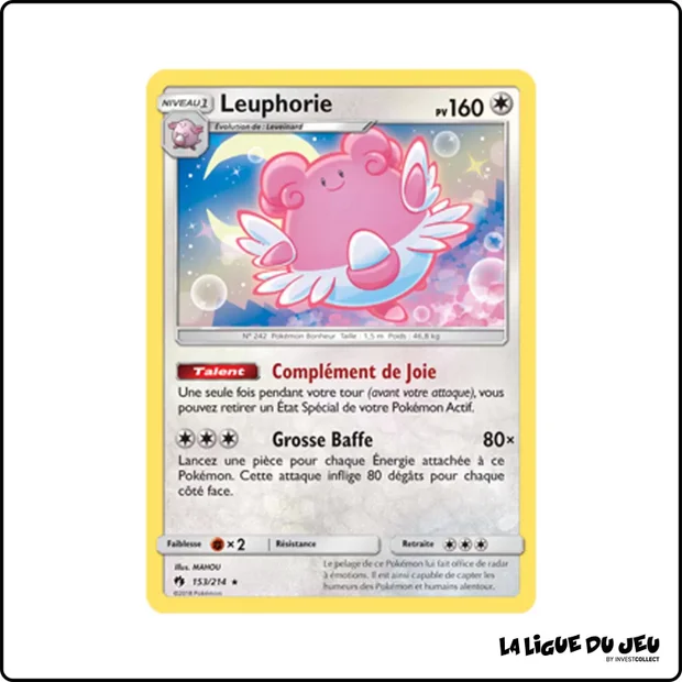 Holo - Pokemon - Tonnerre Perdu - Leuphorie 153/214