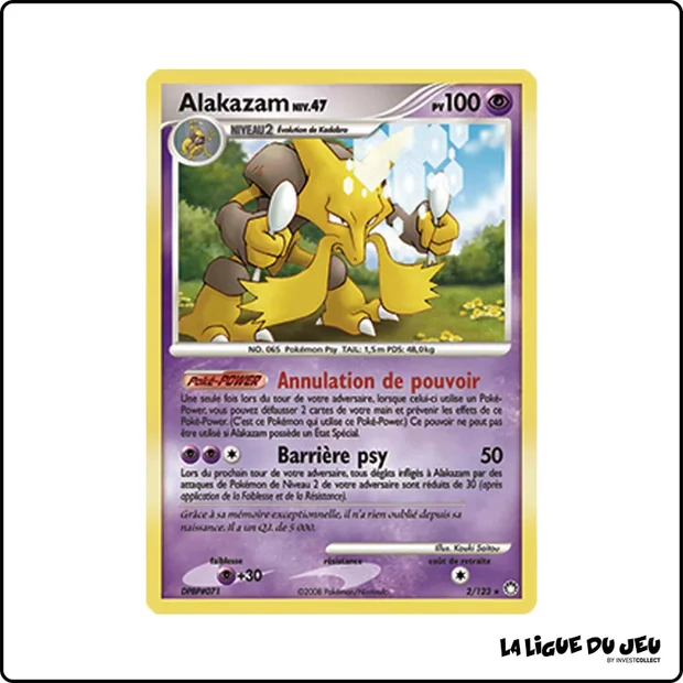 Holo - Pokemon - Trésors Mystérieux - Alakazam 2/123