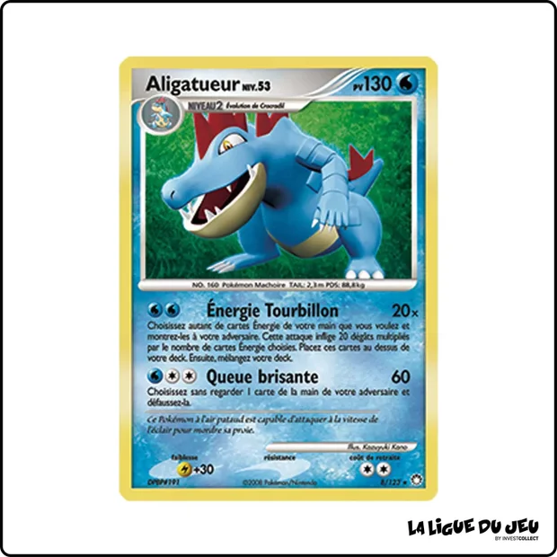 Holo - Pokemon - Trésors Mystérieux - Aligatueur 8/123