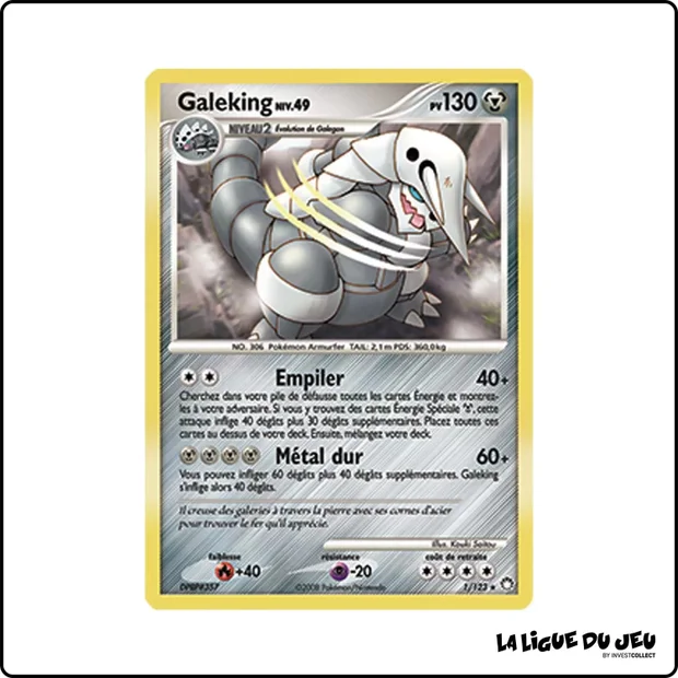 Holo - Pokemon - Trésors Mystérieux - Galeking 1/123
