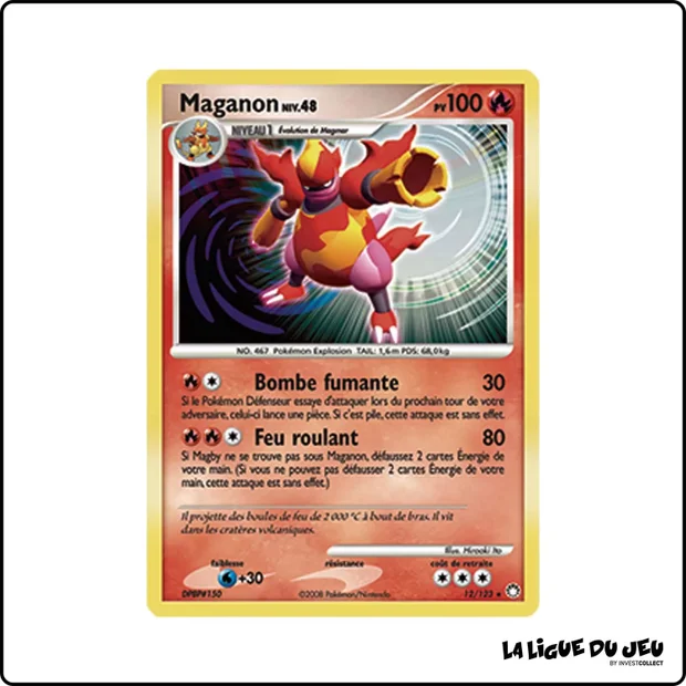 Holo - Pokemon - Trésors Mystérieux - Maganon 12/123