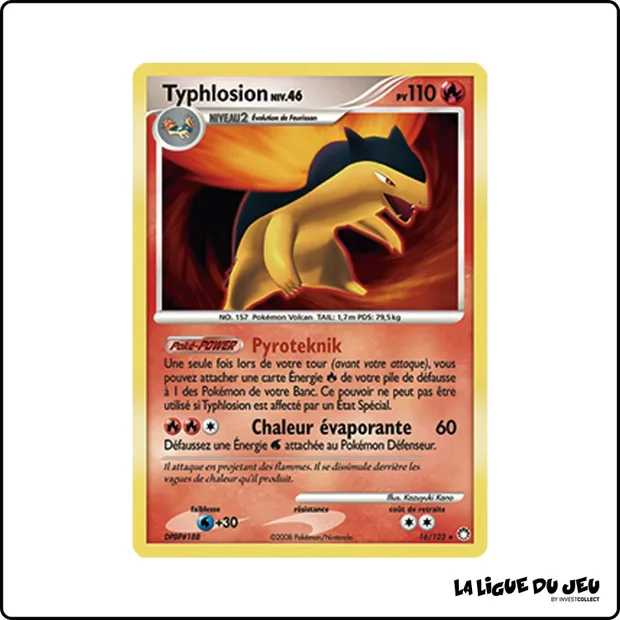 Holo - Pokemon - Trésors Mystérieux - Typhlosion 16/123