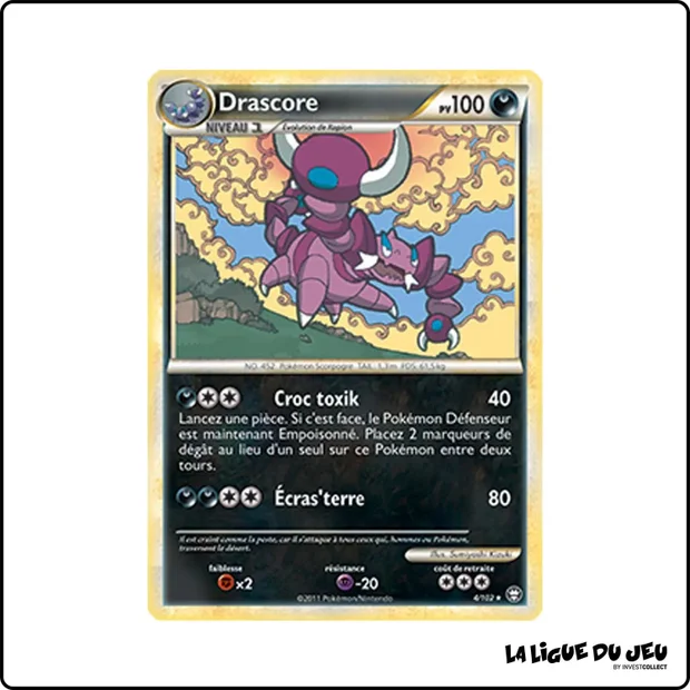 Holo - Pokemon - Trîomphe - Drascore 4/102