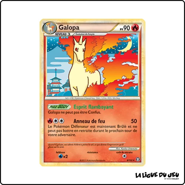 Holo - Pokemon - Trîomphe - Galopa 8/102