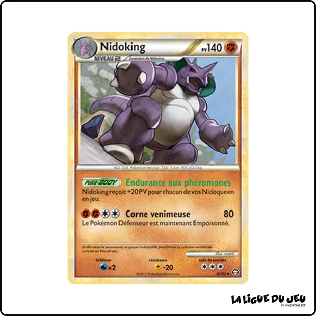 Holo - Pokemon - Trîomphe - Nidoking 6/102