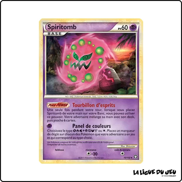Holo - Pokemon - Trîomphe - Spiritomb 10/102