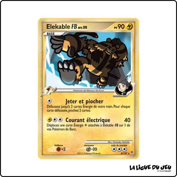 Holo - Pokemon - Vainqueurs Suprêmes - Elekable FB 4/147