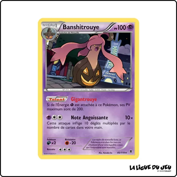 Holo - Pokemon - Vigueur Spectrale - Banshitrouye 45/119