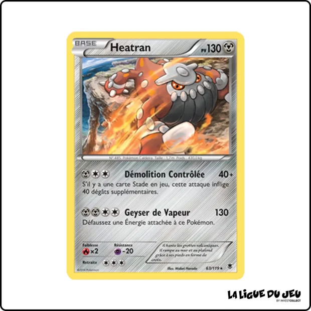 Holo - Pokemon - Vigueur Spectrale - Heatran 63/119