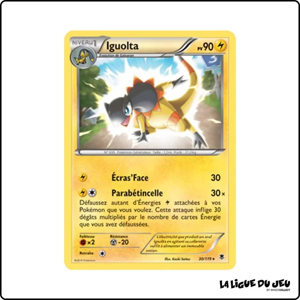 Holo - Pokemon - Vigueur Spectrale - Iguolta 30/119