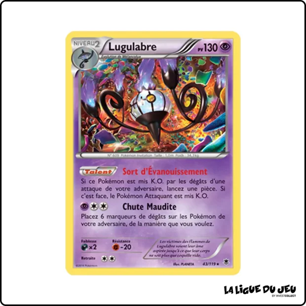 Holo - Pokemon - Vigueur Spectrale - Lugulabre 43/119