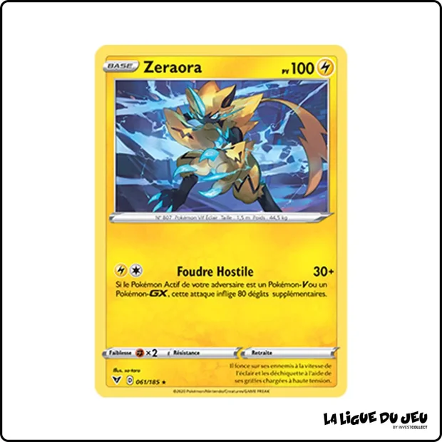 Holo - Pokemon - Voltage Éclatant - Zeraora 61/185