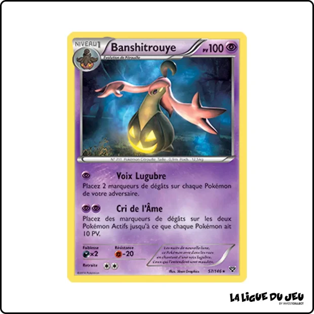 Holo - Pokemon - XY de Base - Banshitrouye 57/146