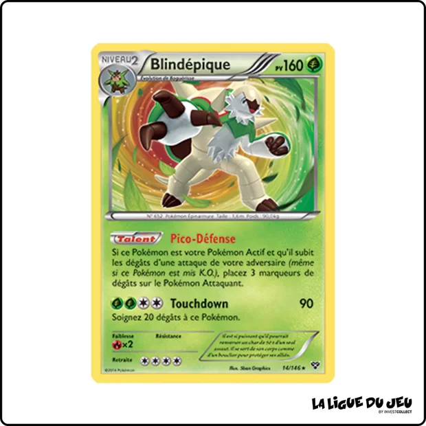Holo - Pokemon - XY de Base - Blindépique 14/146