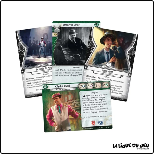 Horreur à Arkham : Le Jeu de Cartes - Deck Investigateur : André Patel