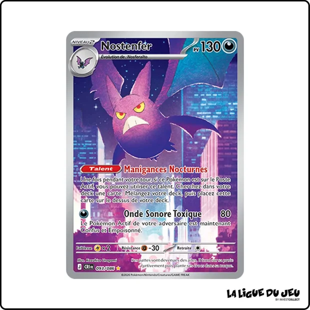 IR - Pokemon - Chaos Ascendant - Nostenfer 93/86