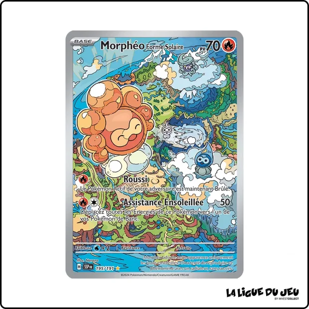 IR - Pokemon - Étincelles Déferlantes - Morpheo Forme Solaire 195/191