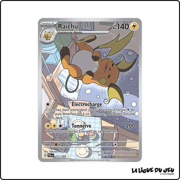 IR - Pokemon - Évolutions à Paldea - Raichu 211/193