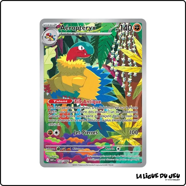 IR - Pokemon - Flamme Blanche - Aéroptéryx 132/86