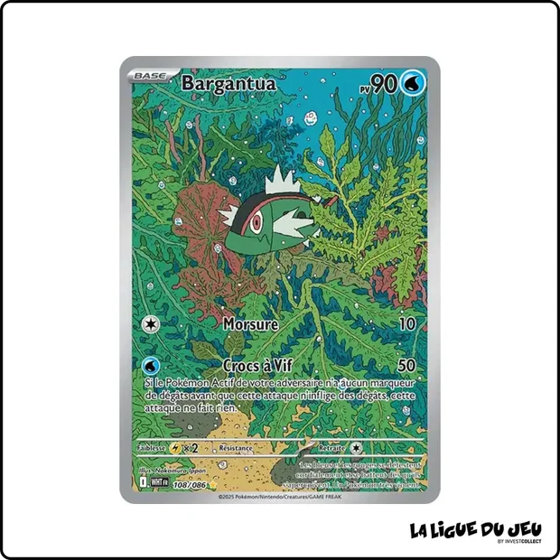 IR - Pokemon - Flamme Blanche - Bargantua 108/86