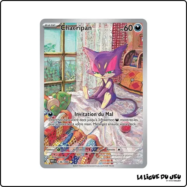 IR - Pokemon - Flamme Blanche - Chacripan 136/86