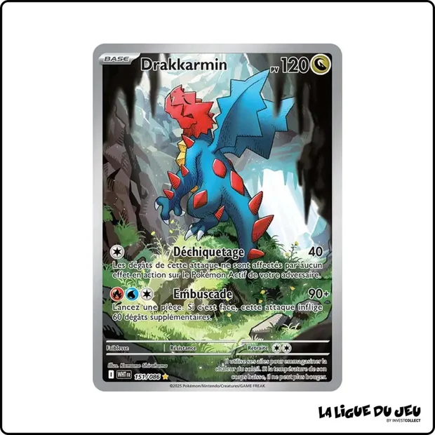 IR - Pokemon - Flamme Blanche - Drakkarmin 151/86