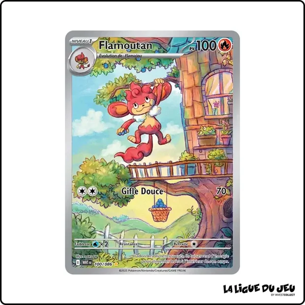 IR - Pokemon - Flamme Blanche - Flamoutan 100/86