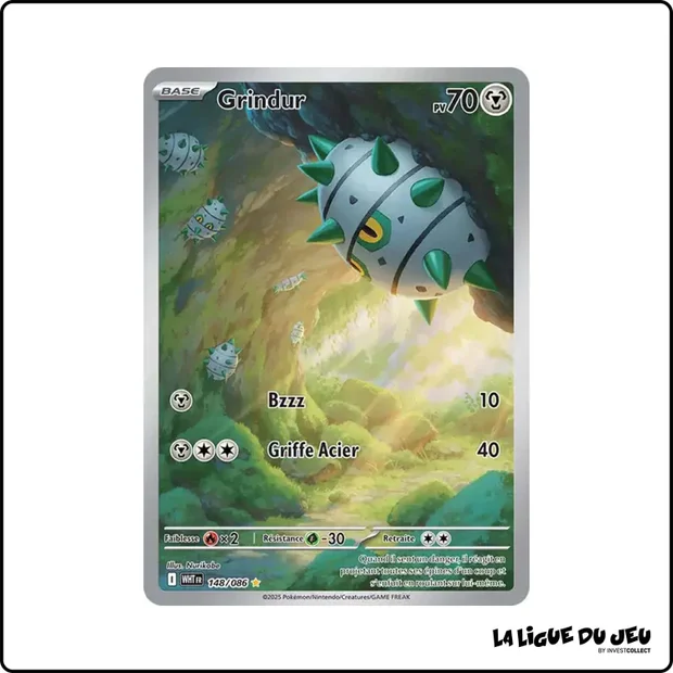 IR - Pokemon - Flamme Blanche - Grindur 148/86