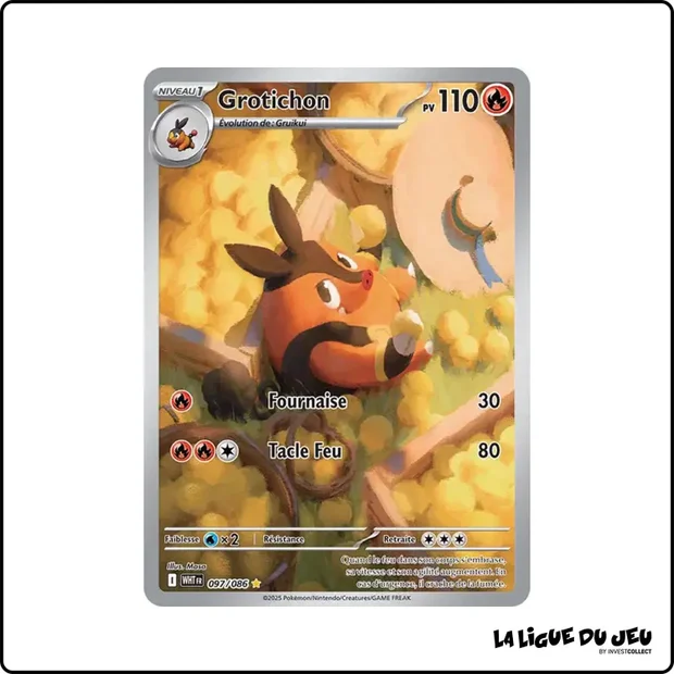 IR - Pokemon - Flamme Blanche - Grotichon 97/86