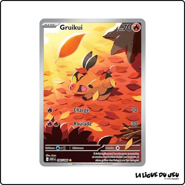 IR - Pokemon - Flamme Blanche - Gruikui 96/86