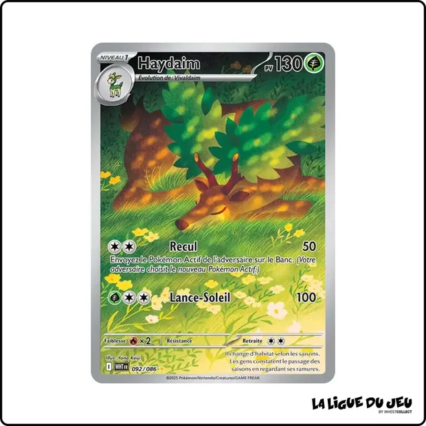 IR - Pokemon - Flamme Blanche - Haydaim 92/86