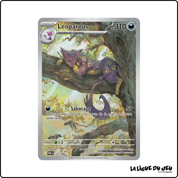 IR - Pokemon - Flamme Blanche - Léopardus 137/86