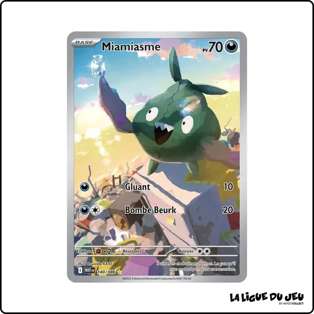 IR - Pokemon - Flamme Blanche - Miamiasme 140/86